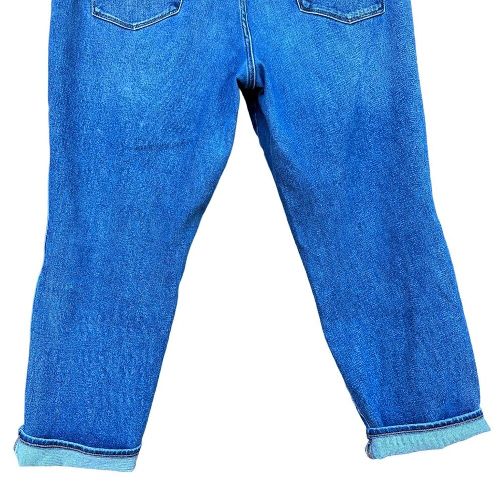 White House Black Market The Sculpt Straight Crop Distressed High Rise Jeans Siz - Picture 11 of 14
